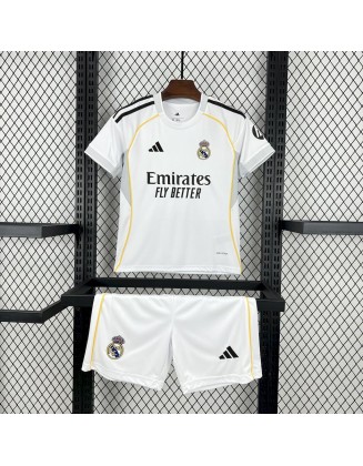 Maillot Real Madrid Domicile 25/26 Enfants 