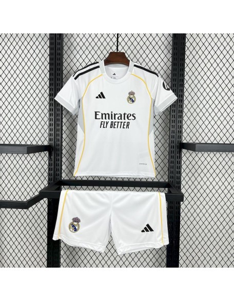 Maillot Real Madrid Domicile 25/26 Enfants 