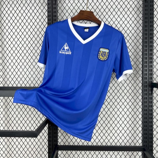Maillot Argentina Extérieur 1986