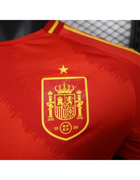 Maillot Espagne Domicile 2024 version joueur Maillot Espagne Domicile 2024 version joueur