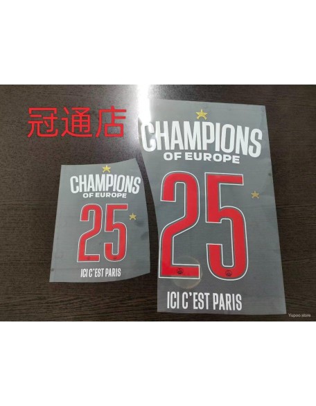 1 Star Final Match Champion Jersey 24/25 player version