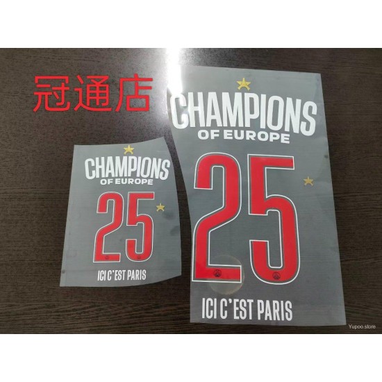 1 Star Final Match Champion Jersey 24/25 player version