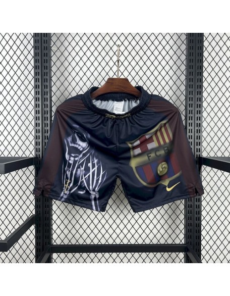 Short Barcelone 2000/01 Retro Skeleton
