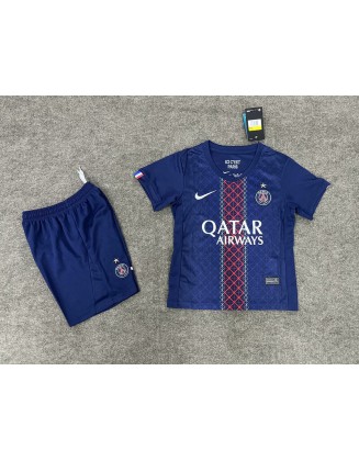 Maillots PSG 1 étoile 25/26 pour enfants