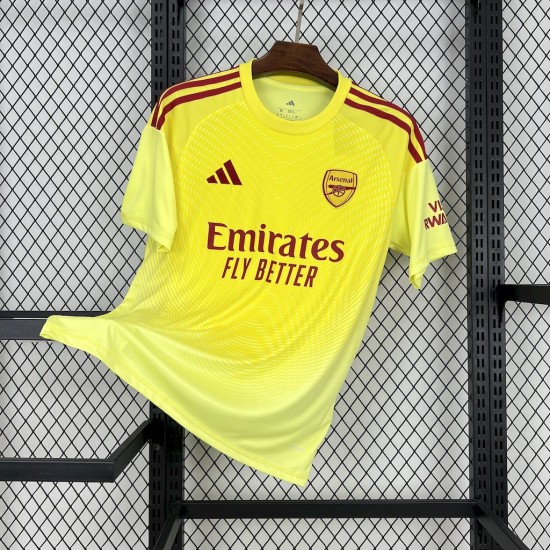 Gardien jaune d'Arsenal 2025/26