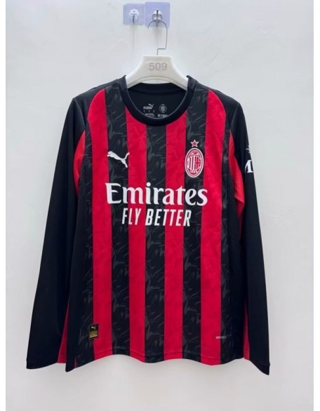 Maillot AC Milan Domicile 25/26 ML Maillot AC Milan Domicile 25/26 ML