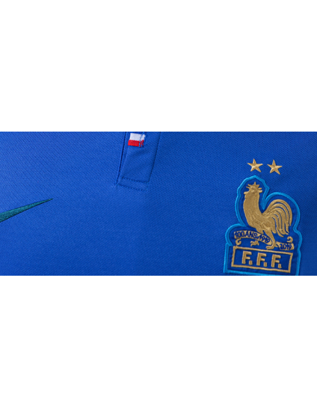 Maillot rétro bleu 120e anniversaire de la France Maillot rétro bleu 120e anniversaire de la France