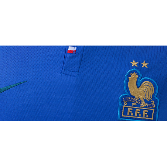 Maillot rétro bleu 120e anniversaire de la France