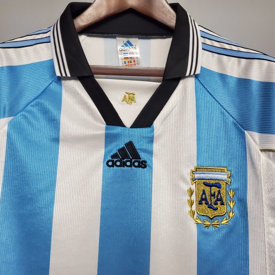 Maillot Argentina Domicile 1998 Retro