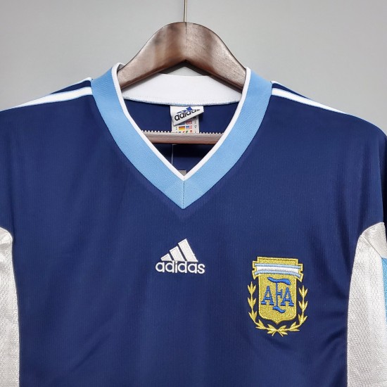 Maillot Argentina Extérieur 1998 Retro