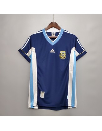 Maillot Argentina Extérieur 1998 Retro