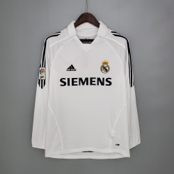 Maillot Real Madrid 05/06 Retro manche longue