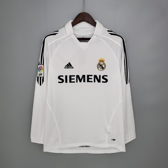 Maillot Real Madrid 05/06 Retro manche longue