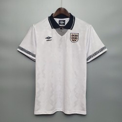 Angleterre Domicile Maillots Rétro 1990