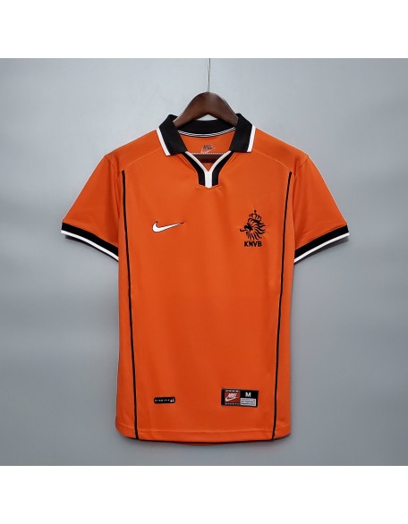 Maillot Pays-Bas Domicile 1998 Retro 