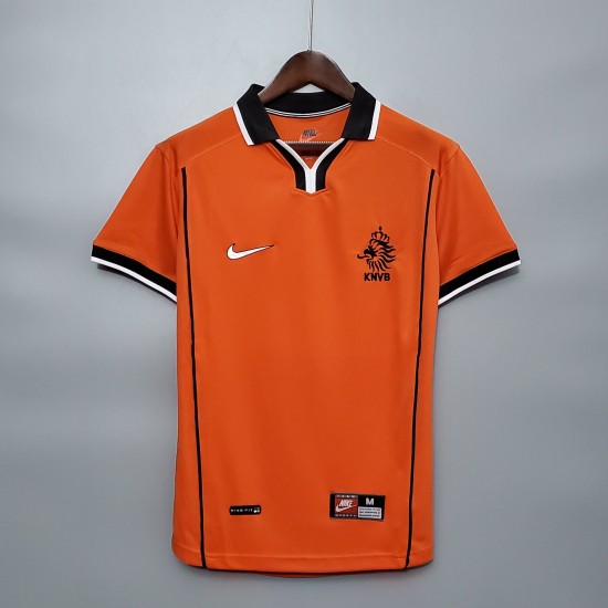 Maillot Pays-Bas Domicile 1998 Retro 