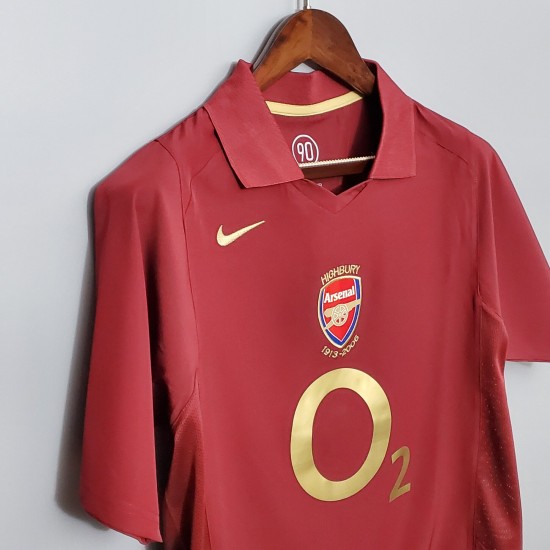 Maillot Arsenal 05/06 Retro