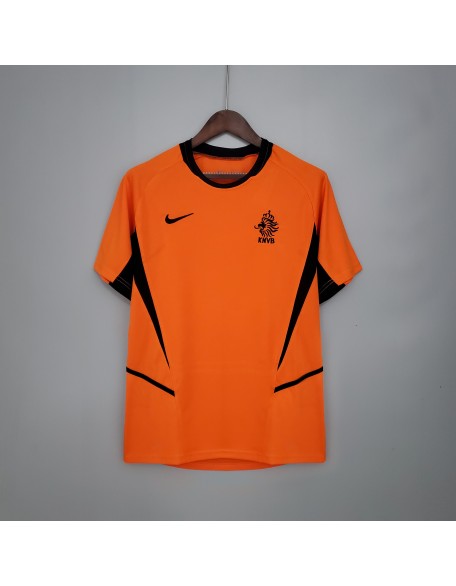 Maillot Pays-Bas Domicile 2002 Retro Maillot Pays-Bas Domicile 2002 Retro