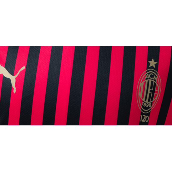 Maillot rétro du 120e anniversaire de l'AC Milan