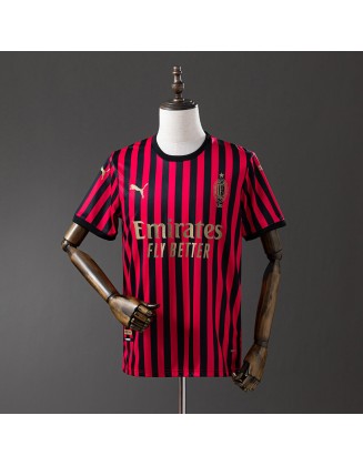 Maillot rétro du 120e anniversaire de l'AC Milan