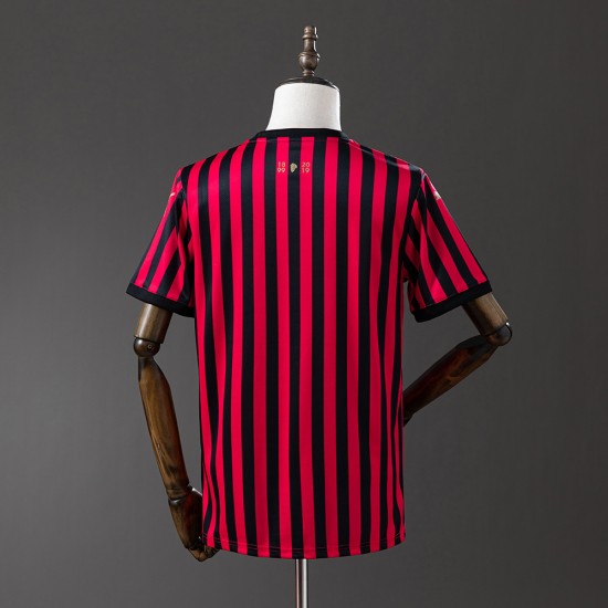 Maillot rétro du 120e anniversaire de l'AC Milan