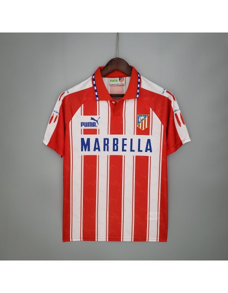 Maillot Atletico Madrid Domicile 94/95 Retro Maillot Atletico Madrid Domicile 94/95 Retro