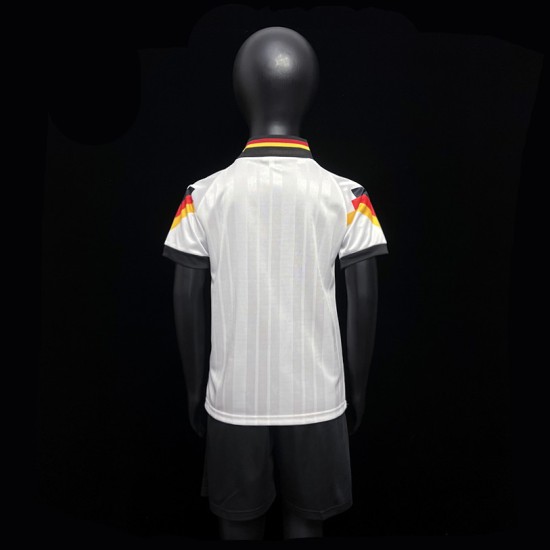 Allemagne Maillots Retro 1992 Enfants