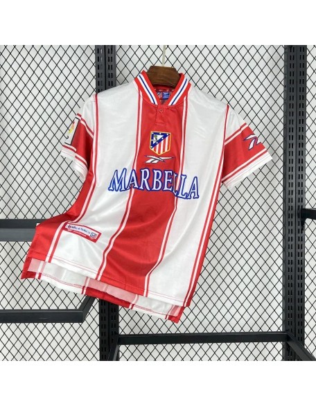 Maillot Atletico Madrid Domicile 99/00 Retro Maillot Atletico Madrid Domicile 99/00 Retro