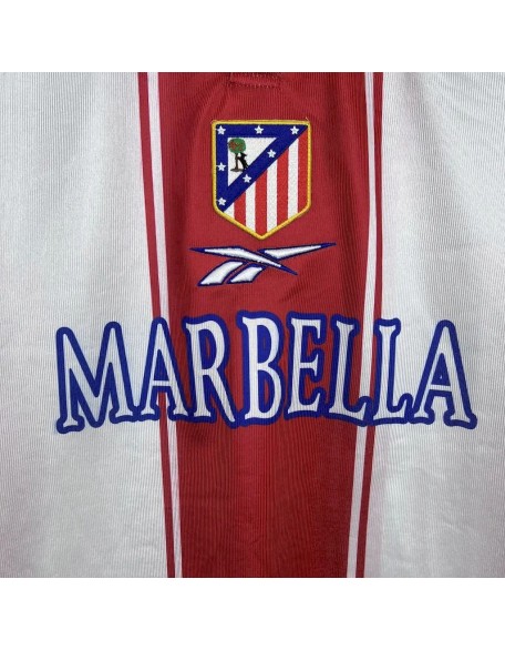 Maillot Atletico Madrid Domicile 99/00 Retro Maillot Atletico Madrid Domicile 99/00 Retro