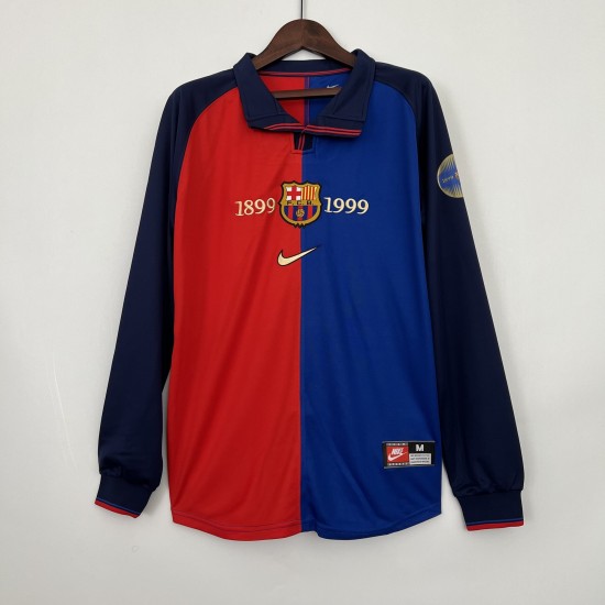Retro Barcelona 100th Anniversary version Manche longue