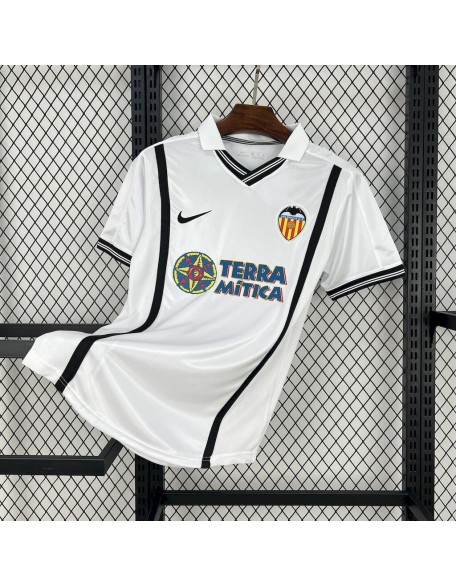 Maillot Valencia Domicile 00/01 Retro Maillot Valencia Domicile 00/01 Retro